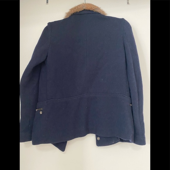 Woolrich wool Sweater Jacket with real fur - Picture 11 of 14